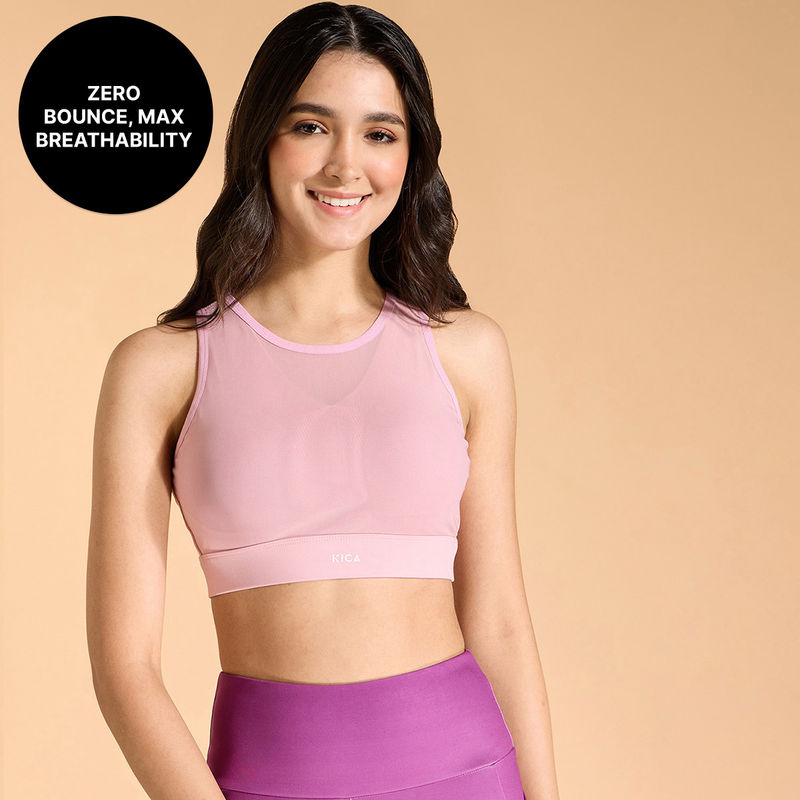Kica High Impact Mesh Sports Bra with Full Coverage Support in KICASKN™ Fabric (3XL)