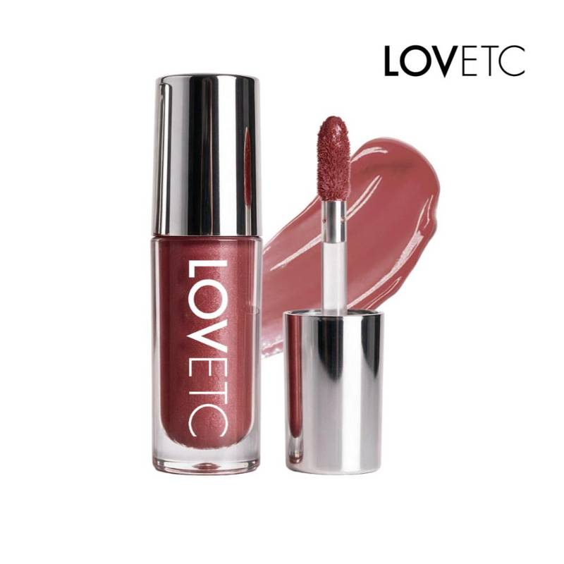 LOVETC High Glaze Tinted Lip Gloss, Zero Stickiness - Peach Of Mind