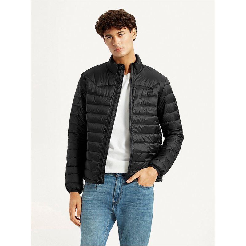 Levi's Men's Quilted Black Puffer Jacket (S)