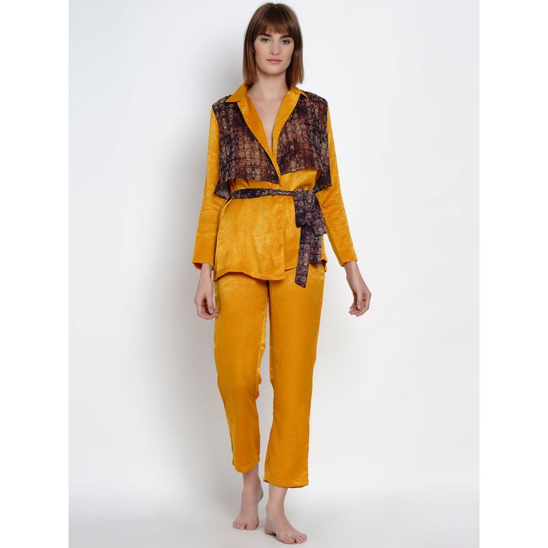 AOBA Miami Jacket with Pajamas (Set of 2) (S)