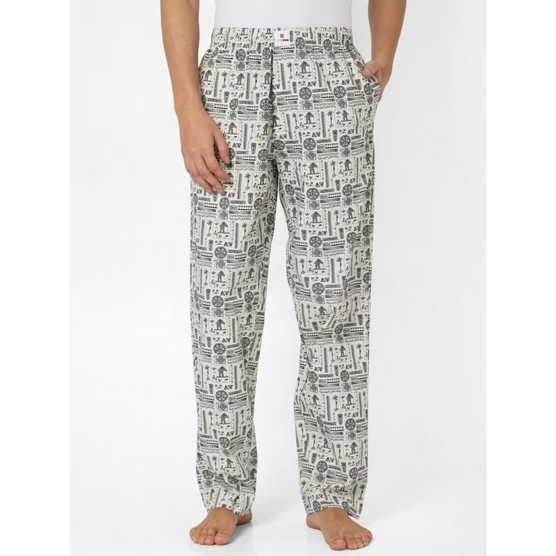 Underjeans by Spykar Black Cotton Regular Fit Men Pyjamas: Buy ...