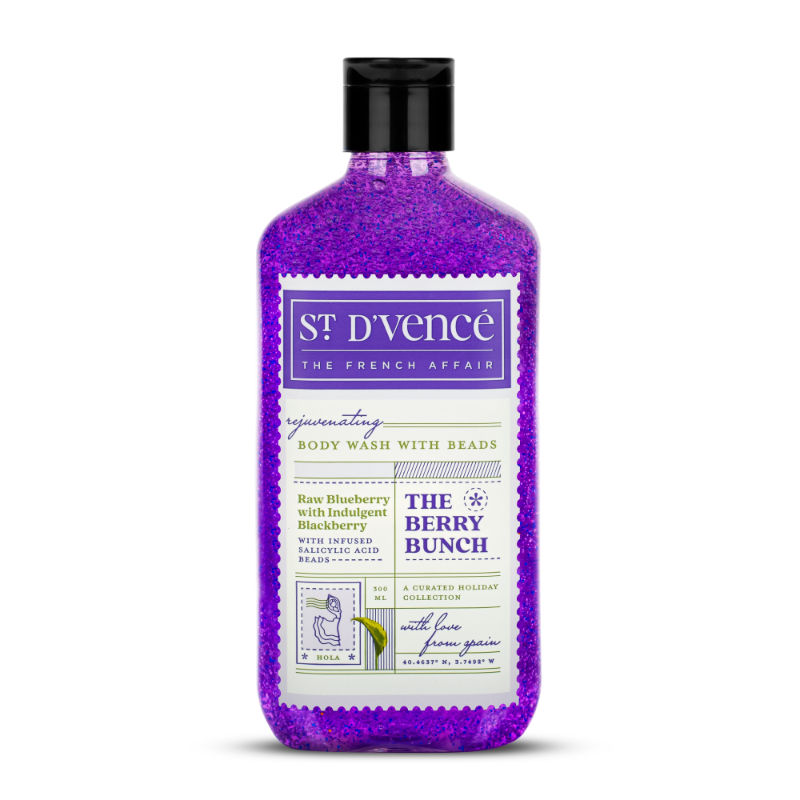 St. D'vencé The Berry Bunch Body Wash With Salicylic Acid Beads Buy St