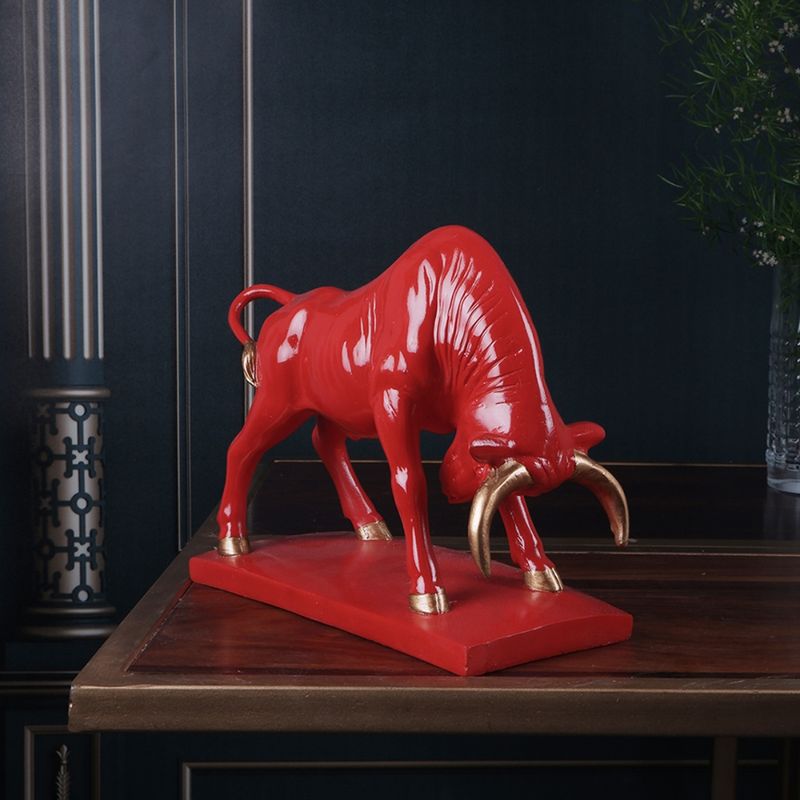 Buy THE WHITE INK DECOR Premium Bull Figurine Online
