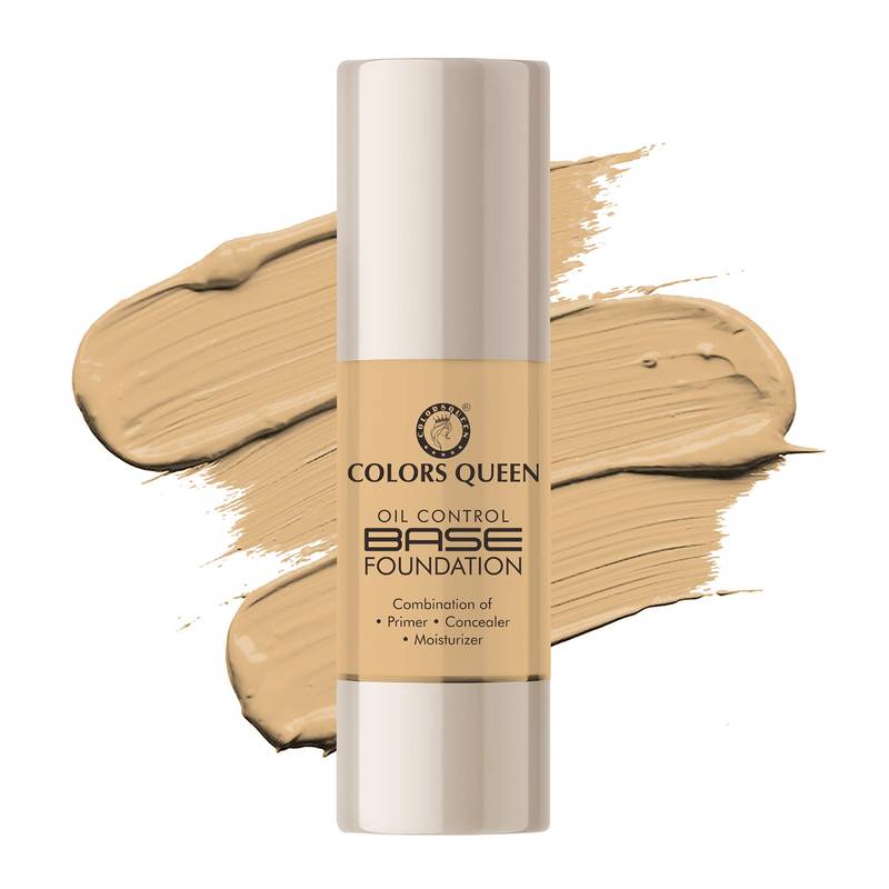 Colors Queen Oil Control Base Foundation - Natural Almonds - 04