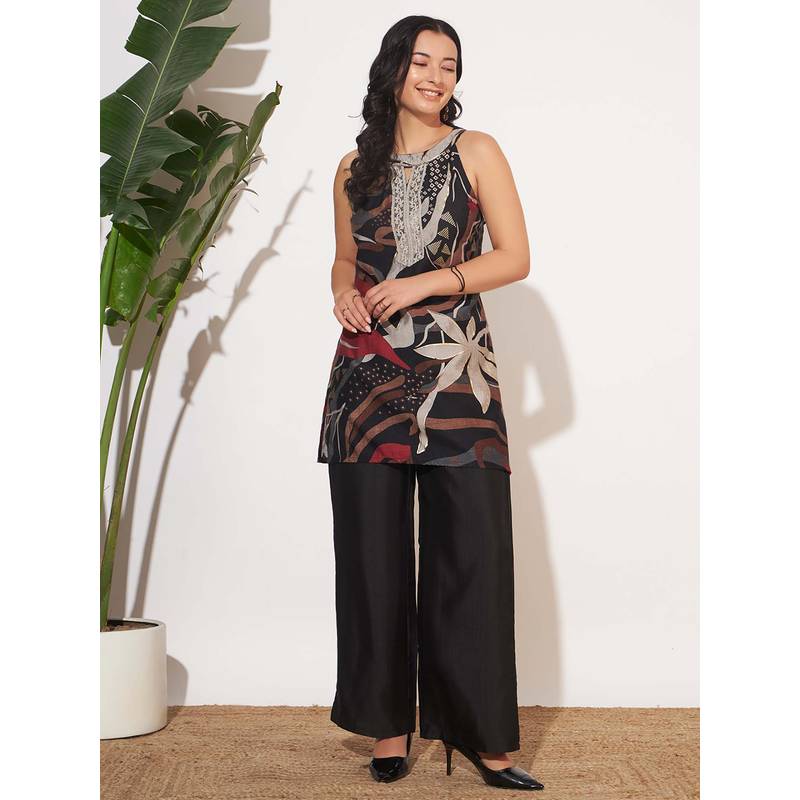 SEPHANI Women Cotton Co-Ord Set Multi-Color (M)