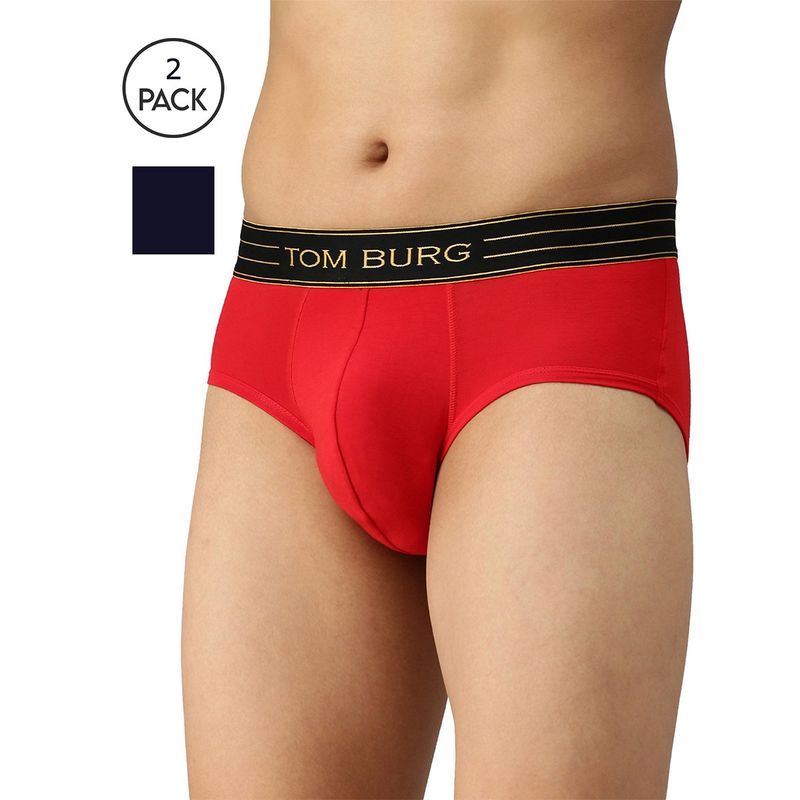 Tom Burg Premium Luxury Brief (Pack of 2) (S)