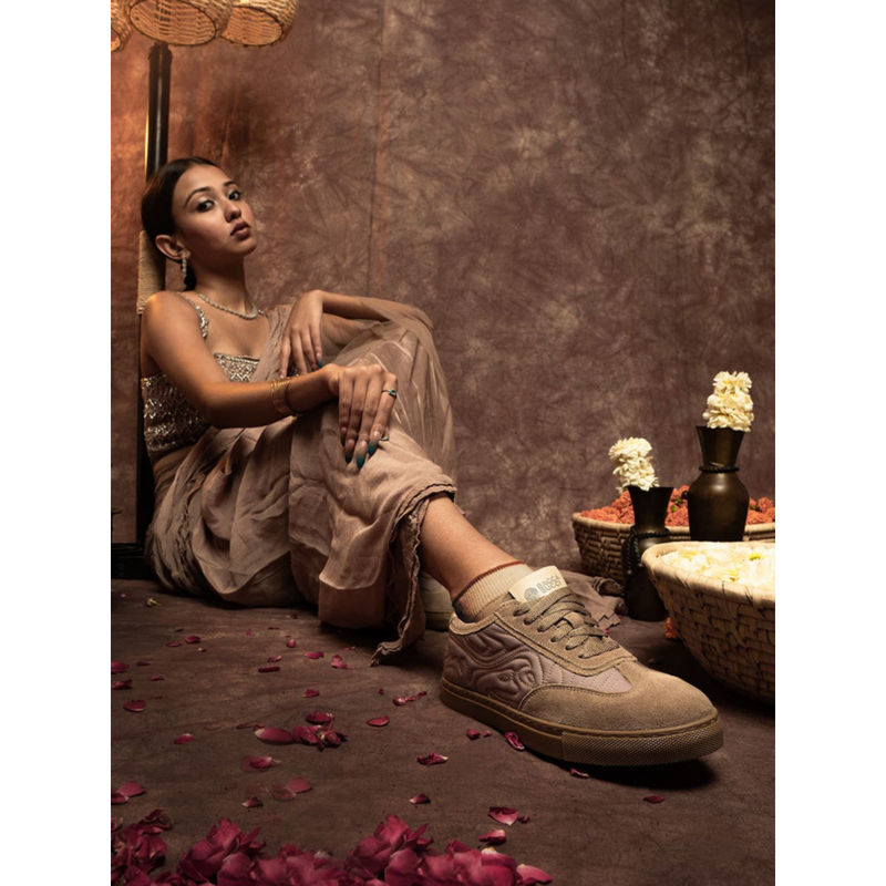 Bacca Bucci Women RANGREZA ETHNIC Sneakers Maati Brown (UK 8)