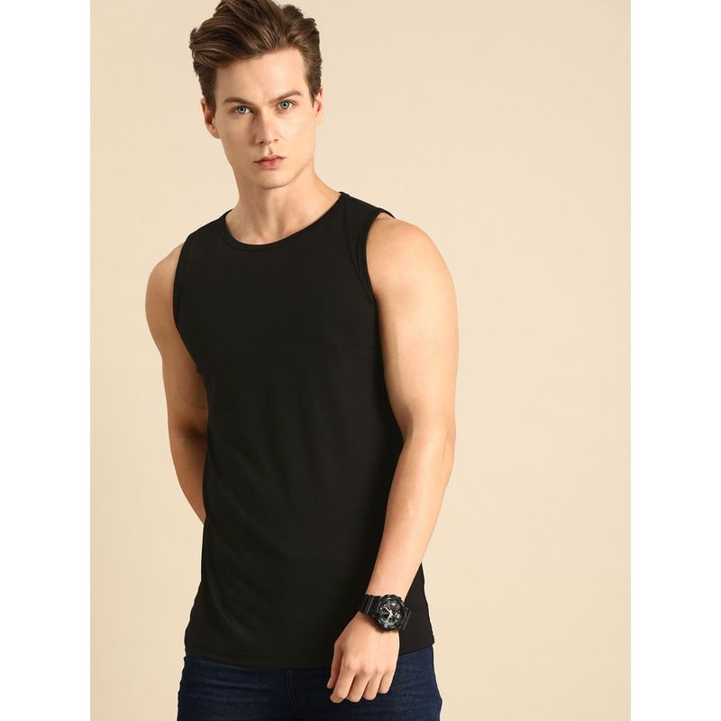 Bewakoof Jet Vest - Black (M)