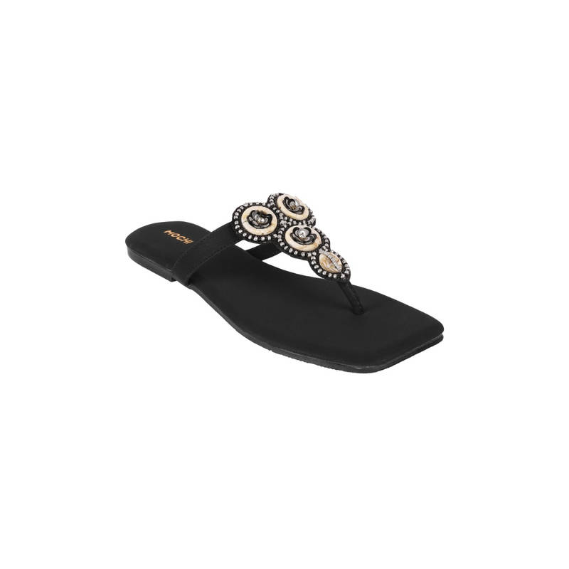 Mochi Black Casual Flats (EURO 36)
