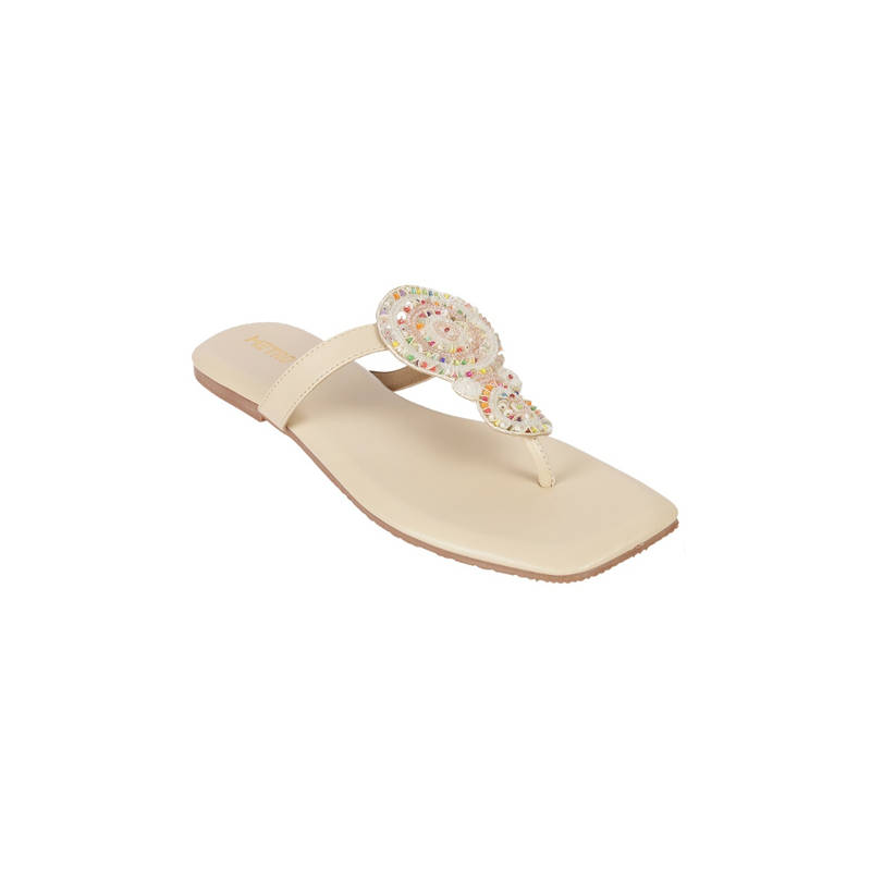 Metro Beige Casual Flats (EURO 40)