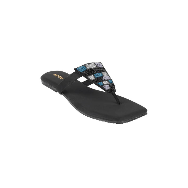 Metro Black Casual Flats (EURO 36)
