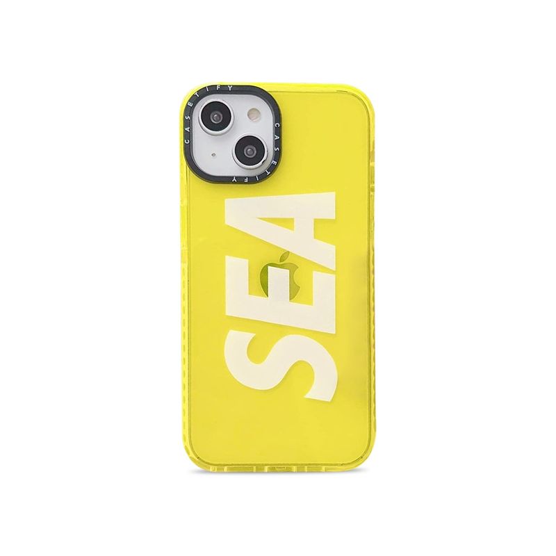 TREEMODA Yellow Neon Sea Silicone Case (iPhone 14 Pro Max)