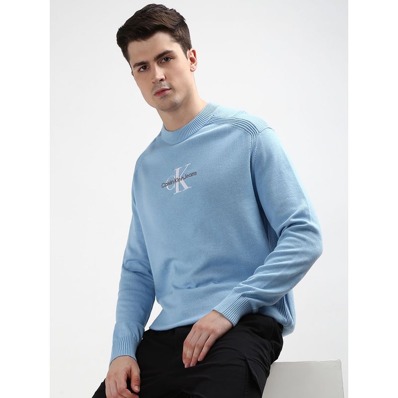 Calvin Klein Logo Regular Fit Cotton Sweater (S)