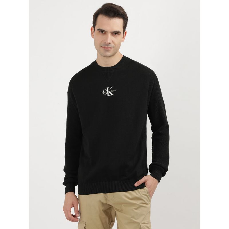 Calvin Klein Logo Regular Fit Cotton Sweater (M)