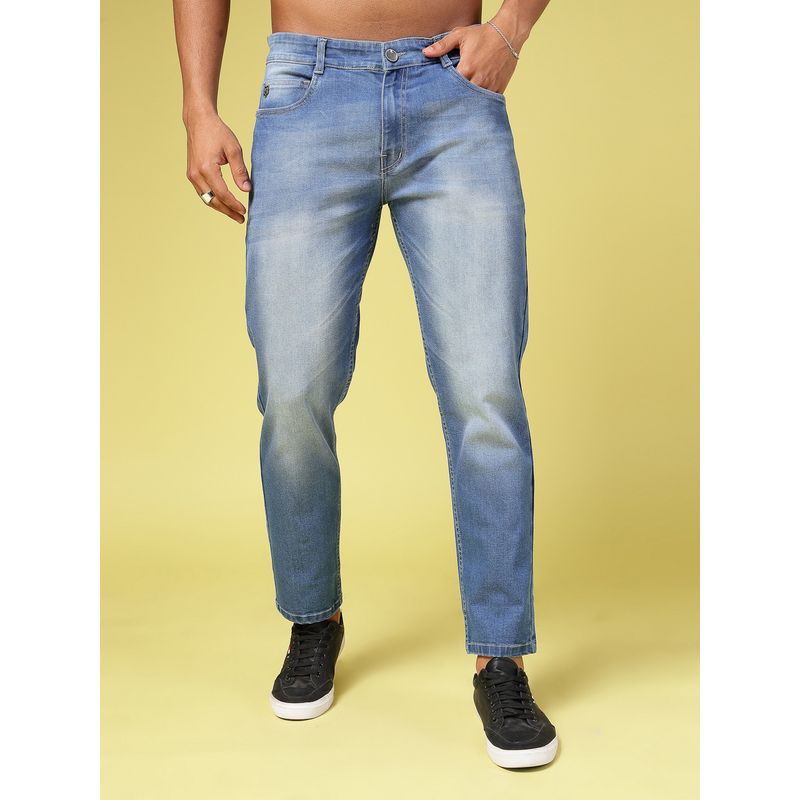 RIGO Men Comfortable Medium Blue Jeans (36)