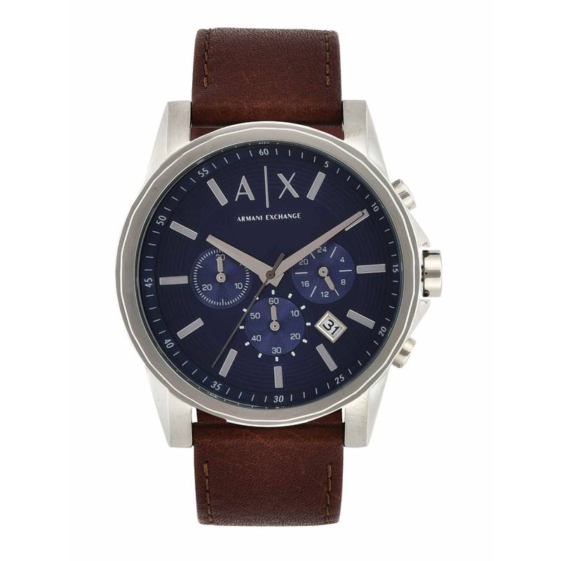 Buy ARMANI EXCHANGE Brown Strap Casual Watch Ax2501 Online