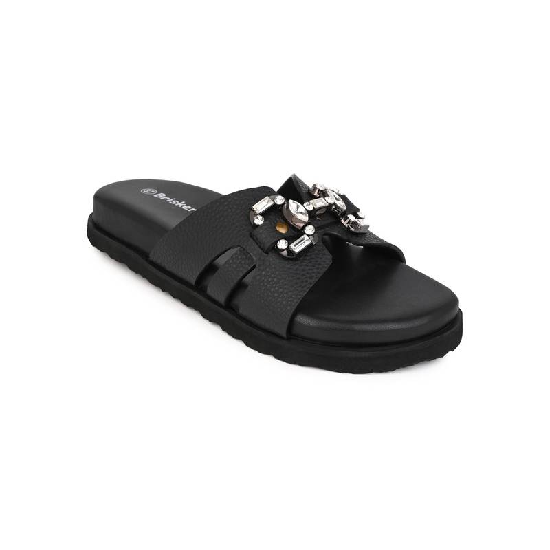 Briskers Black Women Casual Flats (UK 3)