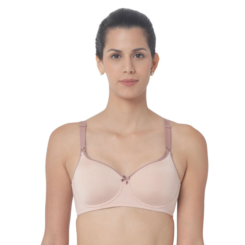 Triumph Mamabel 139 Wireless Padded Full Coverage Comfortable Maternity Bra - Nude (34C)