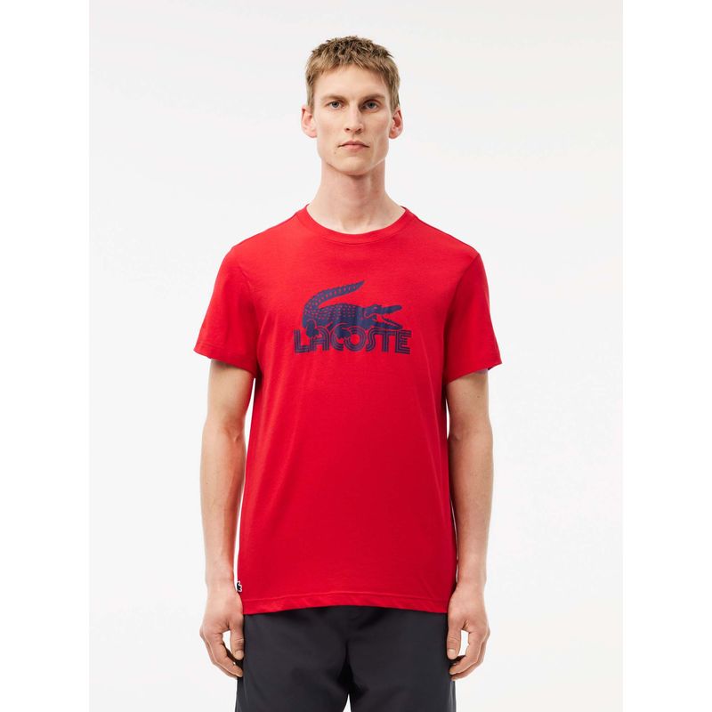 Lacoste Sport Ultra Dry Red T-Shirt- Red (S)