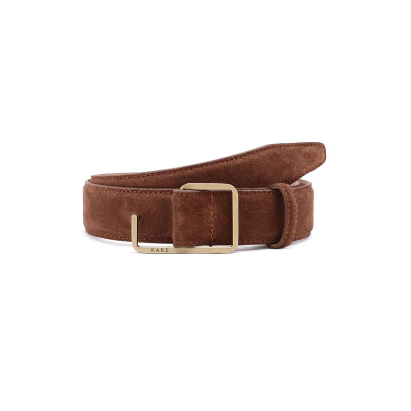 Rare Rabbit Hedvig Dark Brown Leather Belts (30)