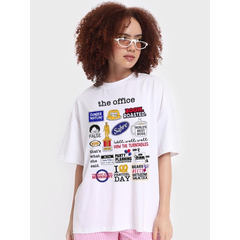 Buy Bewakoof Official The Office Merchandise Unisex White Graphic