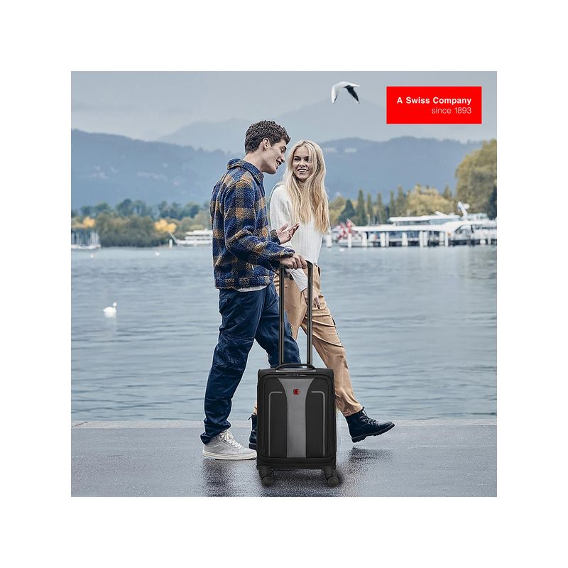 Wenger Fantic Pro Colorblock Black Trolley Bag (S)
