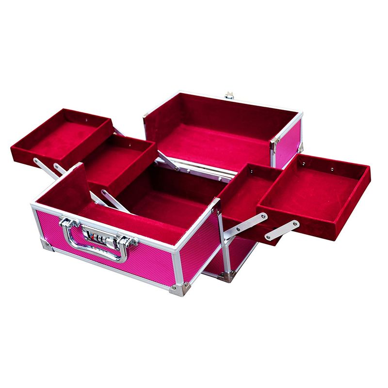 Buy Bronson Professional Makeup Vanity Trousseau Box Faux Leather Finish  (Multi-Color) Online