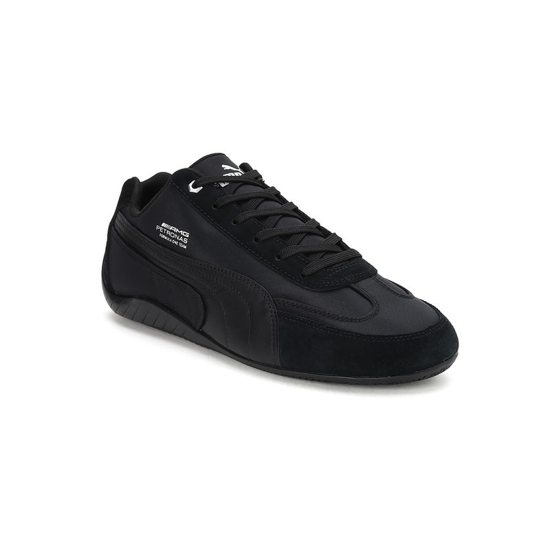 Puma Mercedes Amg Petronas F1 Speedcat Unisex Black Sneakers (UK 6)