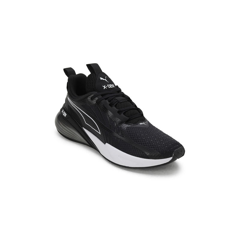 Puma X-Cell Action Unisex Black Running Shoes (UK 9)