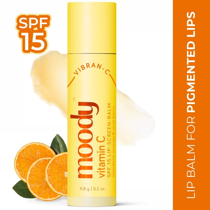 Moody Vitamin C SPF 15 Lip Screen Blam - Mandarin Orange