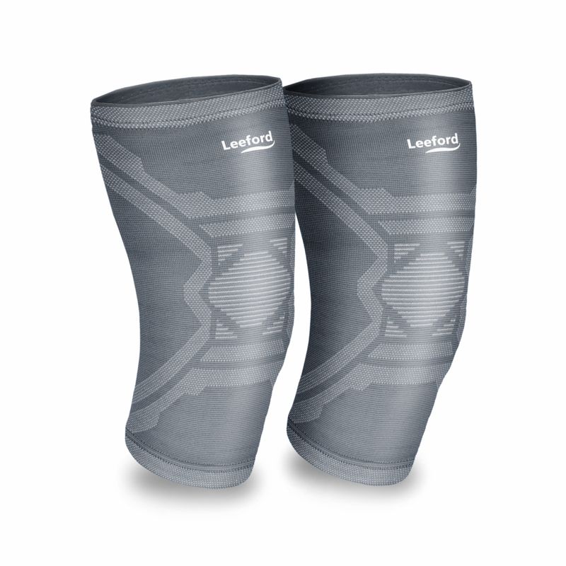 Leeford Soft Designer Knee Support - Grey