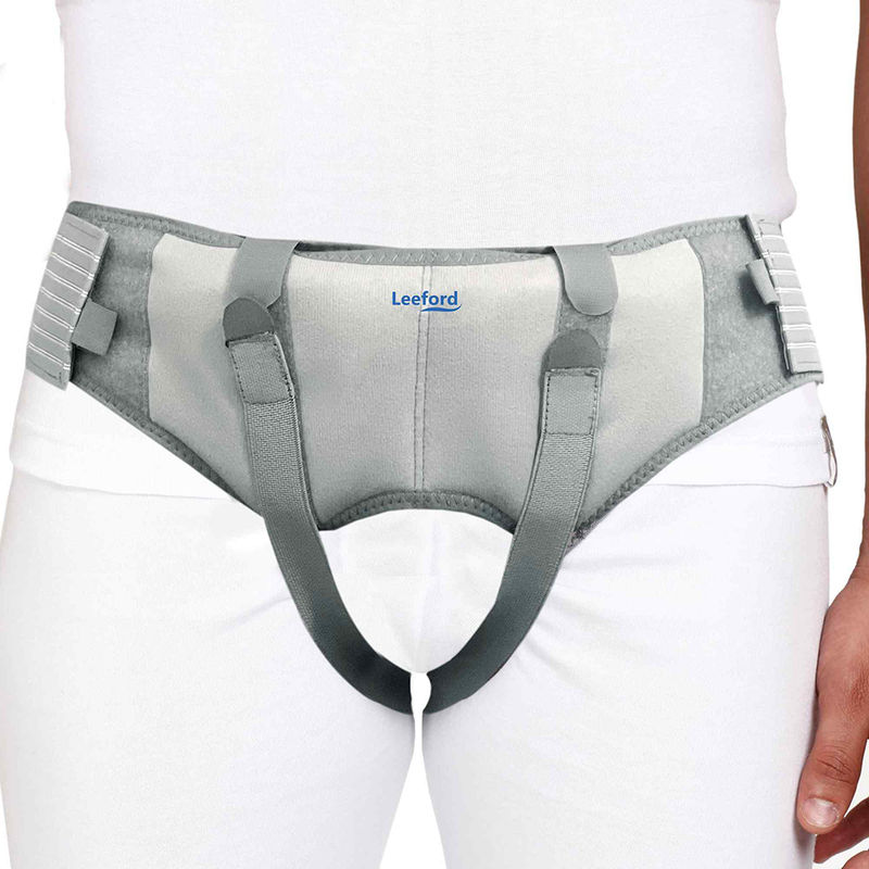 Leeford Hernia Belt for Men with Two Detachable Foam Pads
