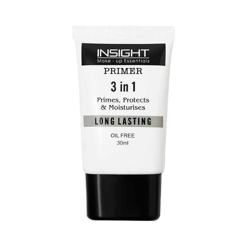 Insight Cosmetics 3 In 1 Primer, Primes,Protects & Moisturise & Oil Free