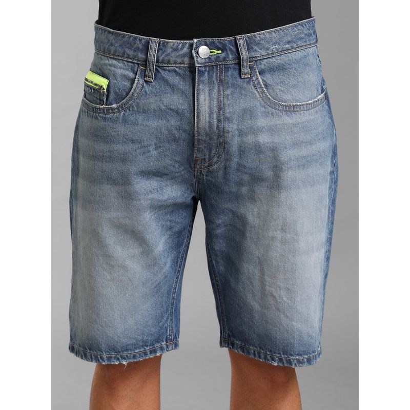 KAZO Men Ripped Shorts Blue (30)