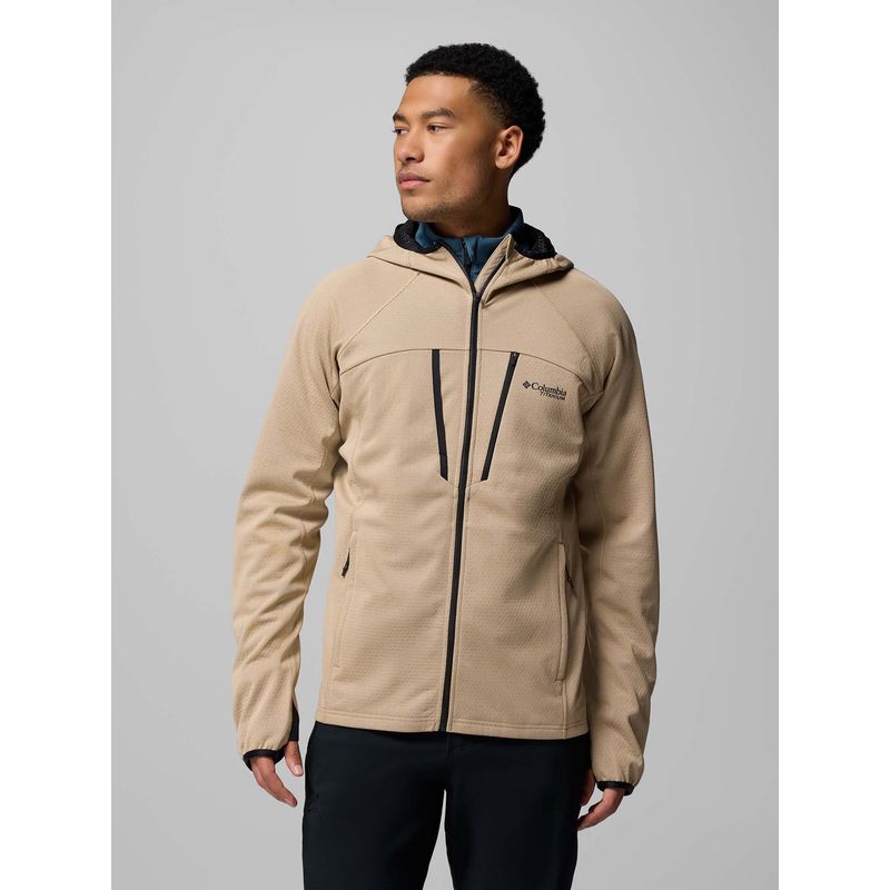 Columbia Brown Bonded Fleece Jacket (L)