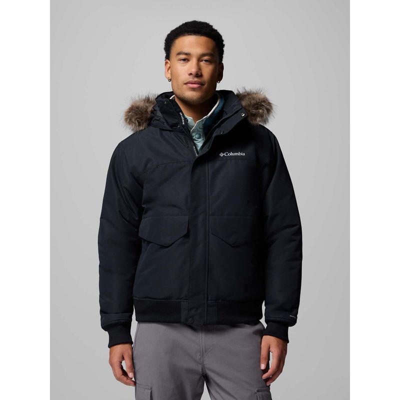 Columbia Black Cape Ridge Bomber Down Jacket (L)