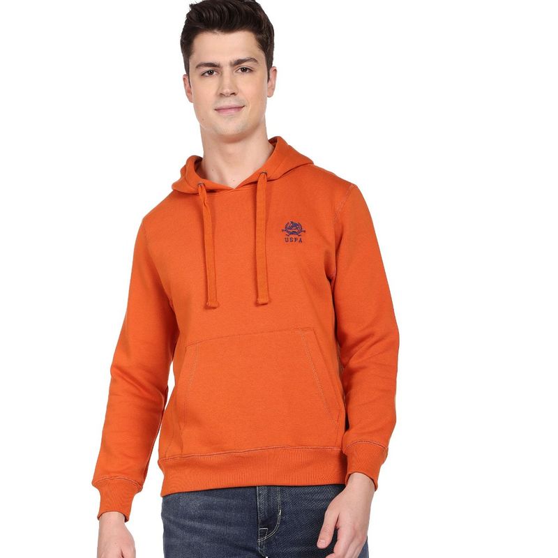 Orange cheap polo hoodie