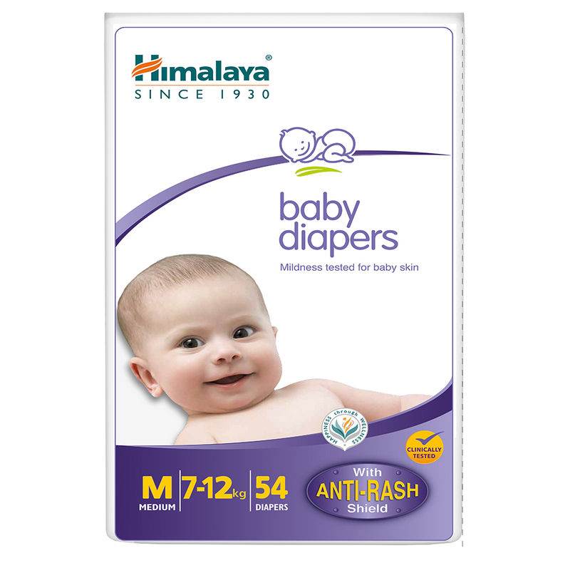 Buy Himalaya Baby Care Baby Diapers Medium 54 Diapers Online