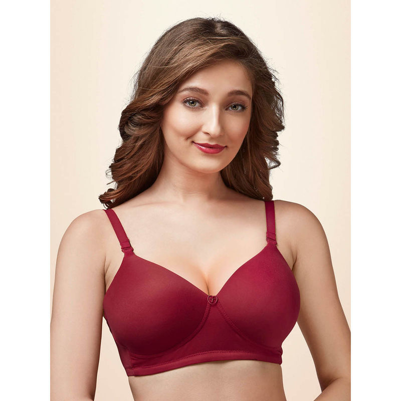 Trylo Cherry Touche Woman Soft Padded Full Cup Bra (34E)