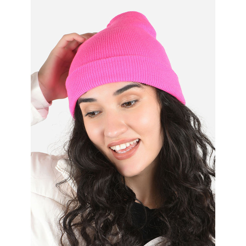 Buy ToniQ Classy Hot Pink Special Winter Seasonal Synthetic Wool