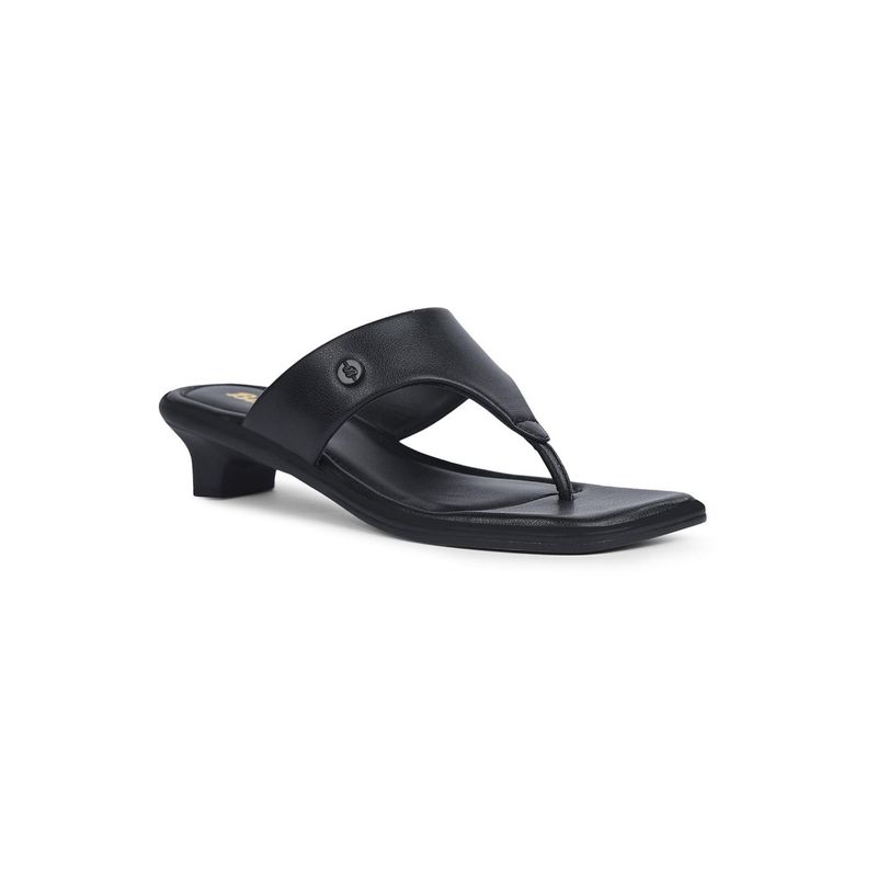 Bata Womens Black Block Sandals (UK 6)