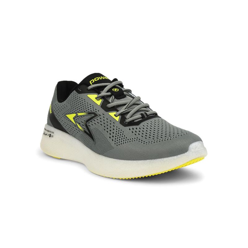 Power Mens Grey Training Outdoor Running Shoes (UK 6)