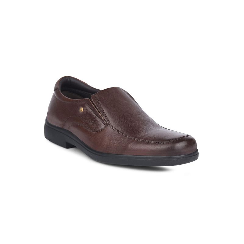 Hush Puppies Mens Brown Formal Square Toe Slip On Loafers (UK 7)