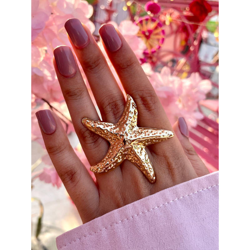Buy ISHKAARA Gold Ocean Sea Star Ring Online