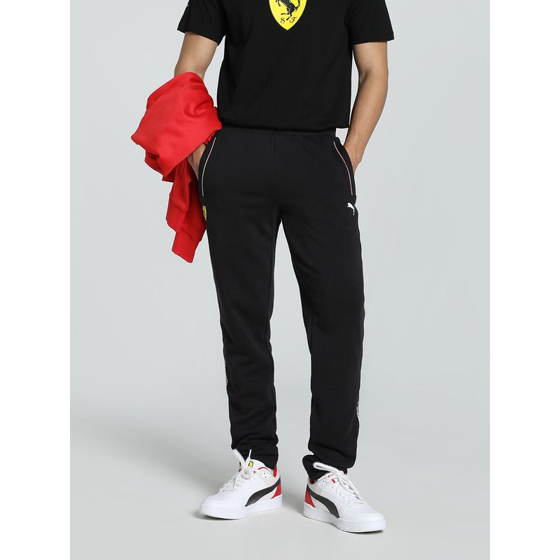 Puma Ferrari Race lim Fit Mens Black Trackpants (S)
