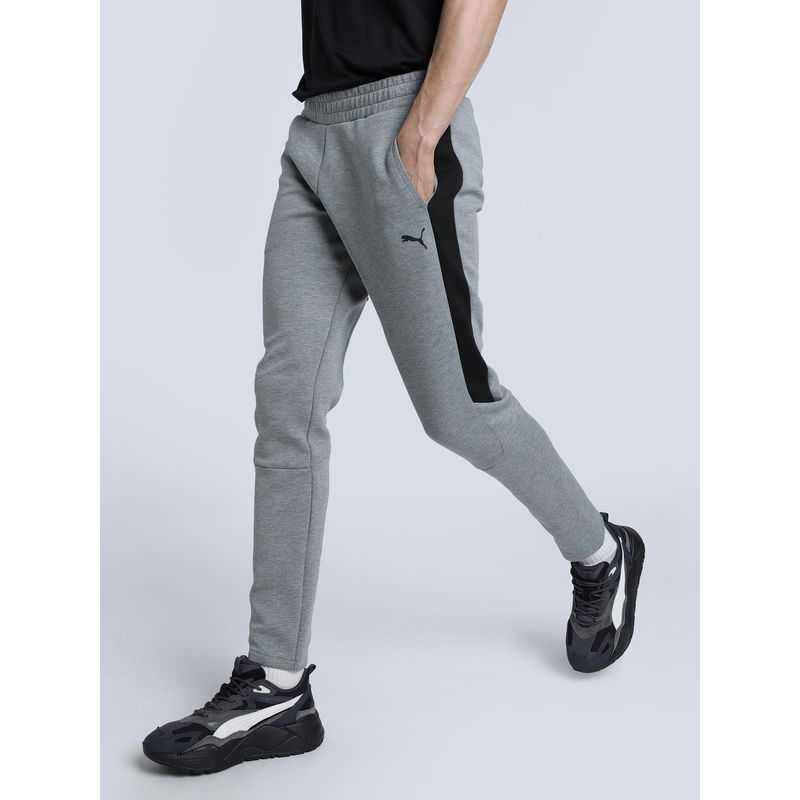 Puma EVOSTRIPE CORE Mens Grey Trackpants (L)