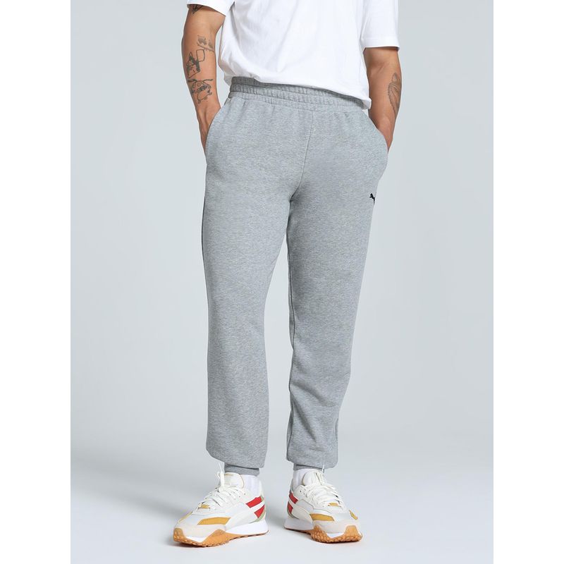 Puma ESS Mens Grey Joggers (S)