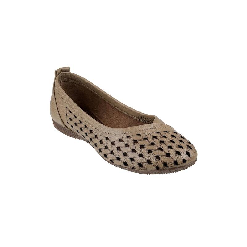 Catwalk Women Beige Ballerina (UK 8)