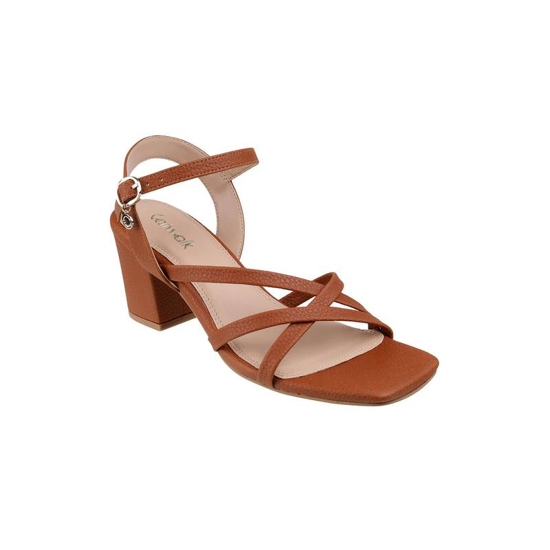 Catwalk Women Tan Sandal Heels (UK 9)