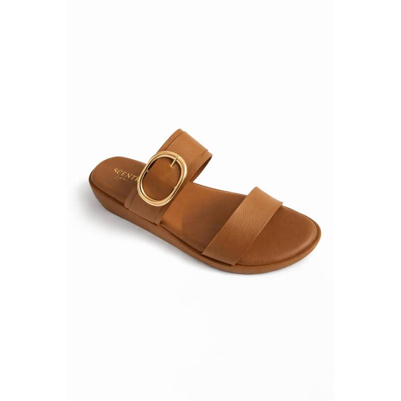 SCENTRA Womens Sandals for Party - Tan (EURO 36)